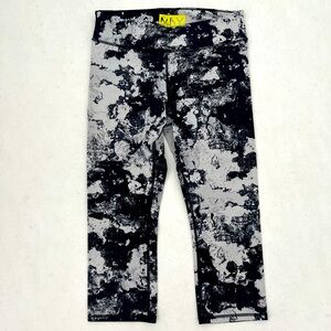 Marc New York: Black & White Exercise Leggings, Size S